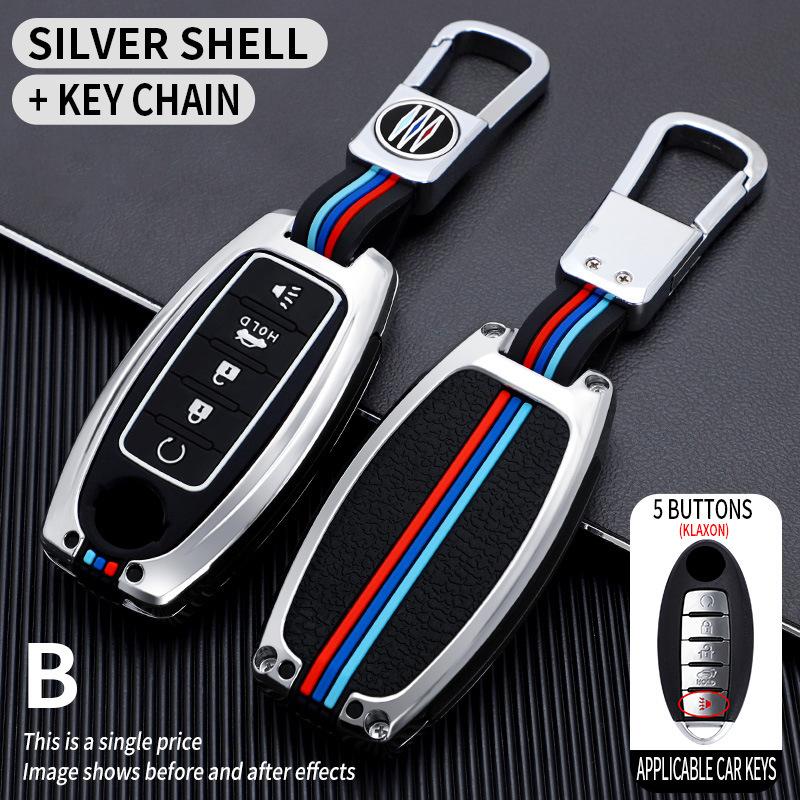 Applicable To The 14th Generation Xuanyi Key Set 2023 Teana Qashqai Qijun Jinke Tuda Car Case Buckle