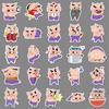 50 Pieces of Fat Dudu Saemon Cartoon Stickers Crayon Shin-gu Card Decorative Mobile Suitcase Handbook Stickers