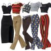 1/6 Puppenkleidung 30cm Puppe Alltagskleid Oberteile Lässige Hose Hosen Rock Sommerkleidung Puppenzubehör 11,8 Zoll Puppenspielzeug