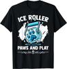 Lustige Hundepfoten Eisroller Leckerlis Hundeliebhaber Besitzer Hundepapa Mama Geschenk Unisex T-Shirt