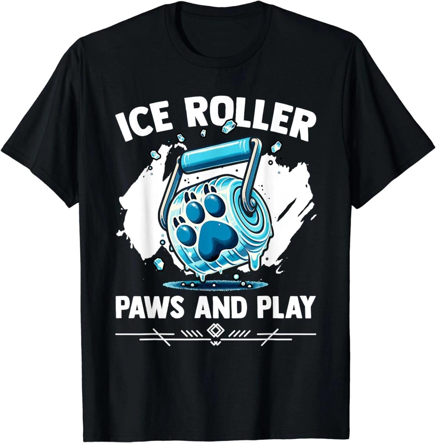 

Funny Dog Paws Ice Roller Treats Dog Lover Owner Dog Dad Mom Gift Unisex T-Shirt M