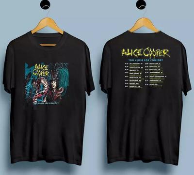 Alice Cooper-Too Close for Comfort 2023 Tour Unisex T-Shirt