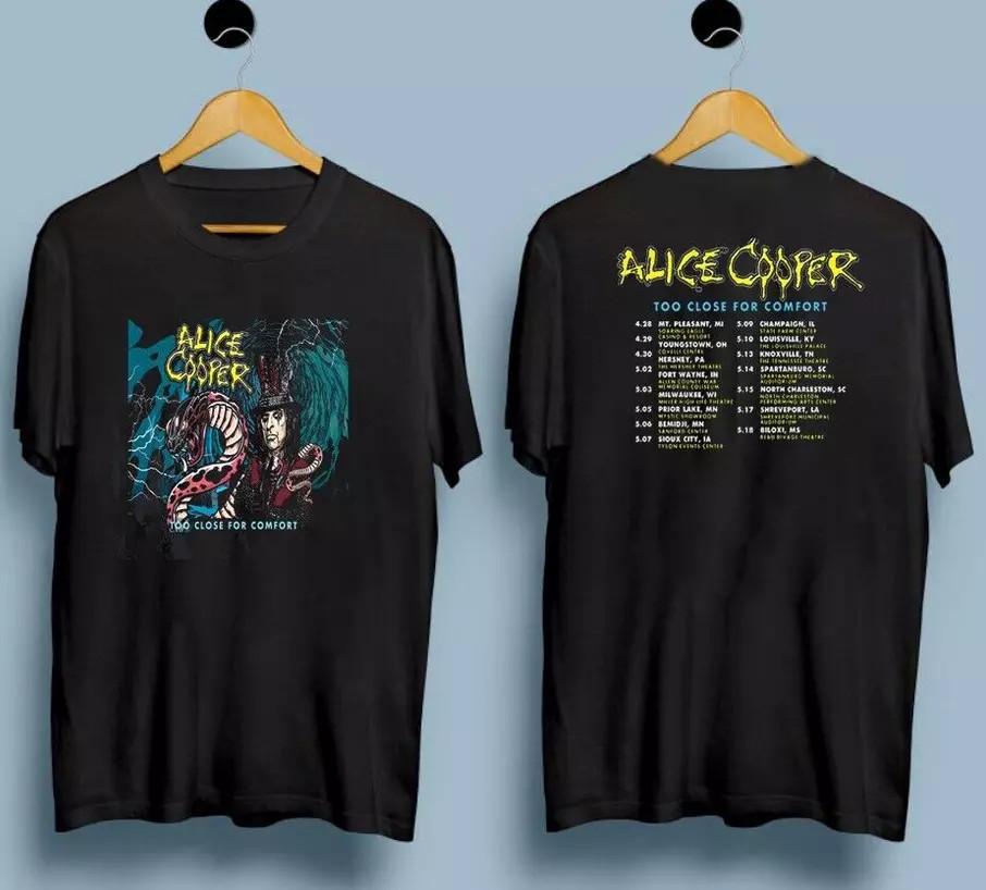 

Alice Cooper-Too Close for Comfort 2023 Tour Unisex T-Shirt S
