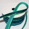 1cm Flocked Ribbon for Gift Wrapping & Costume Decoration - Non-Elastic, Shiny Woven Design