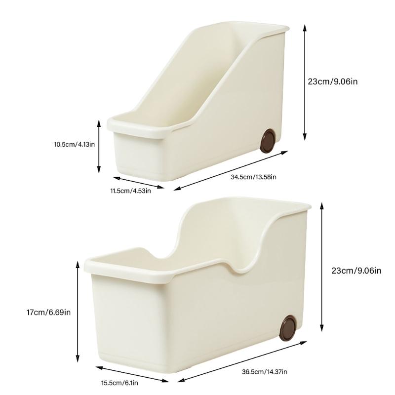 Küchenschrank-Organizer Töpfe Deckel Box mit Rollen Mehrzweck Badezimmer Aufbewahrungsbehälter für Toilettenartikel