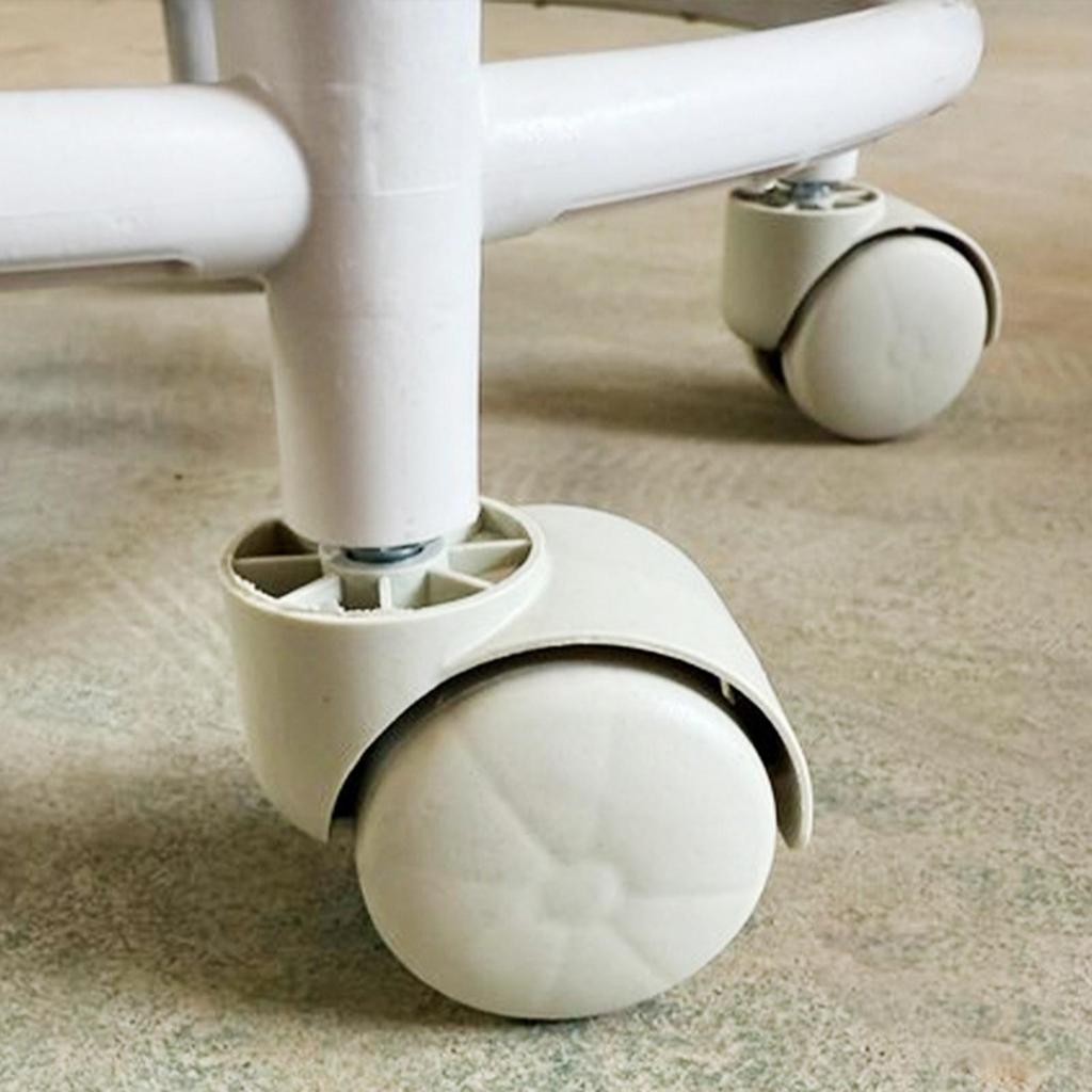 Stool with Universal Wheels, Small Stool, Ideal for Pedicure, Salon And Hairdressing.