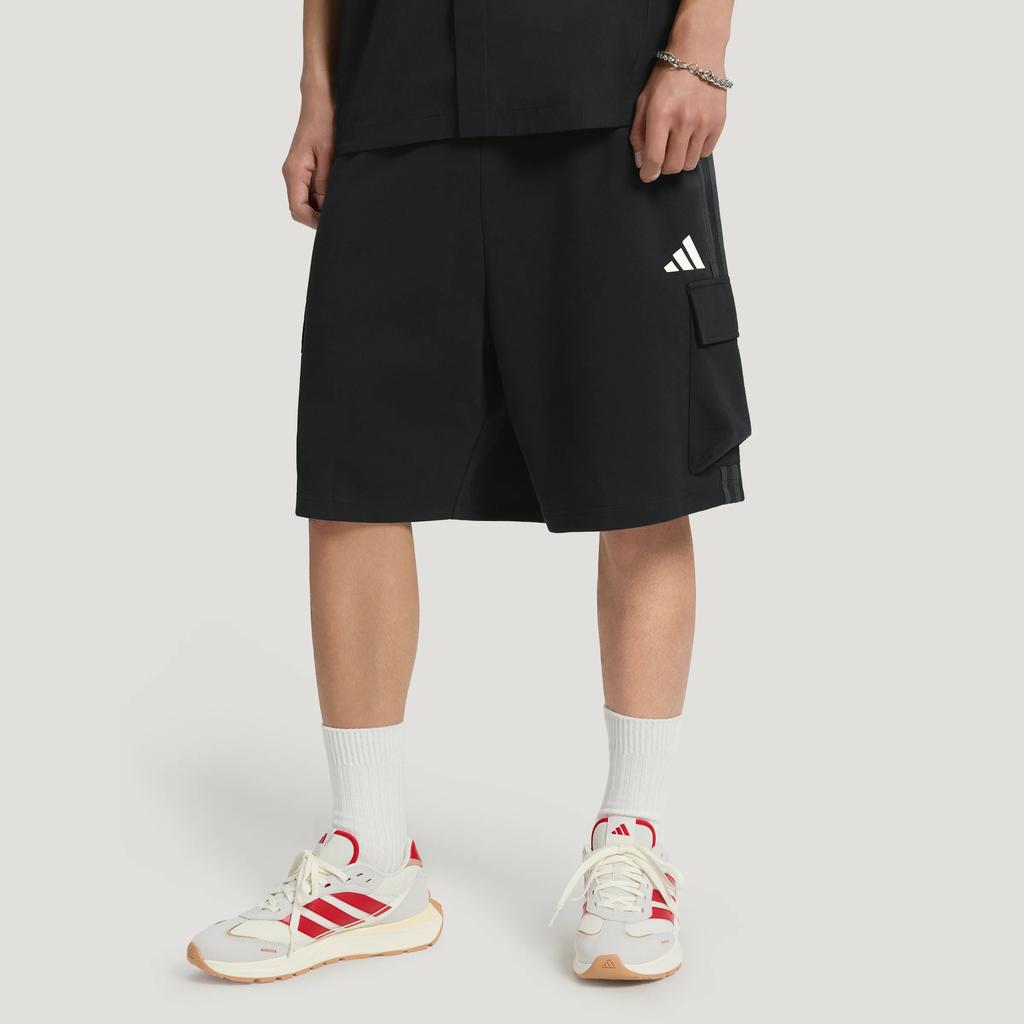adidas Knit Cargo Loose Fit Knitted Drawstring Sports Work Shorts Men Shorts LE1260