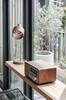 SANGEAN WR-302 Bluetooth Speaker with FM/AM Radio, Walnut [Bluetooth Compatible]
