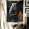 Jack Daniel'S Old No Brand Tennessee Sour Mash Whiskey Jack Daniel Distillery Lynchburg Tenn Usa Tapestry Background Cloth Wallmounted