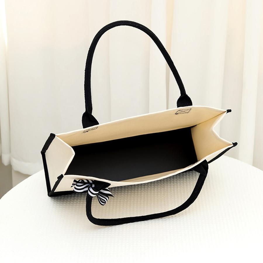 Neue Canvas-Handtasche Picknick- und Ausflugs-Aufbewahrungstasche Tragetasche mit großem Fassungsvermögen Wasserdichte Umhängetasche innen