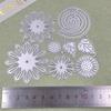 Flower Design Sunflower Leaf 3d Style Metal Cutting Die Stencil For Diy Scrapbooking Album Photo Embossing Paper Card Craft Decor