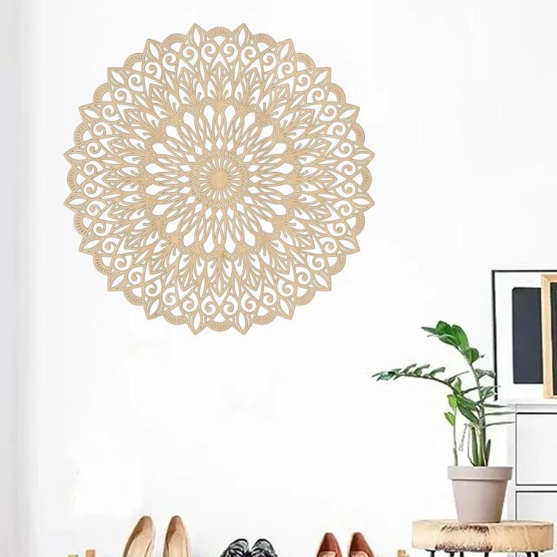 Metall-Wanddekoration in Goldton