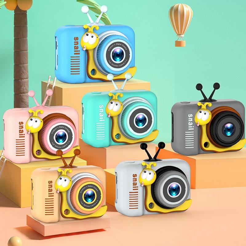 Kinderkamera, Digitalkamera, 20-MP-Kamera, Kinder-Selfie, 4-facher Digitalzoom, 2,0-Zoll-Bildschirm, Doppelobjektiv