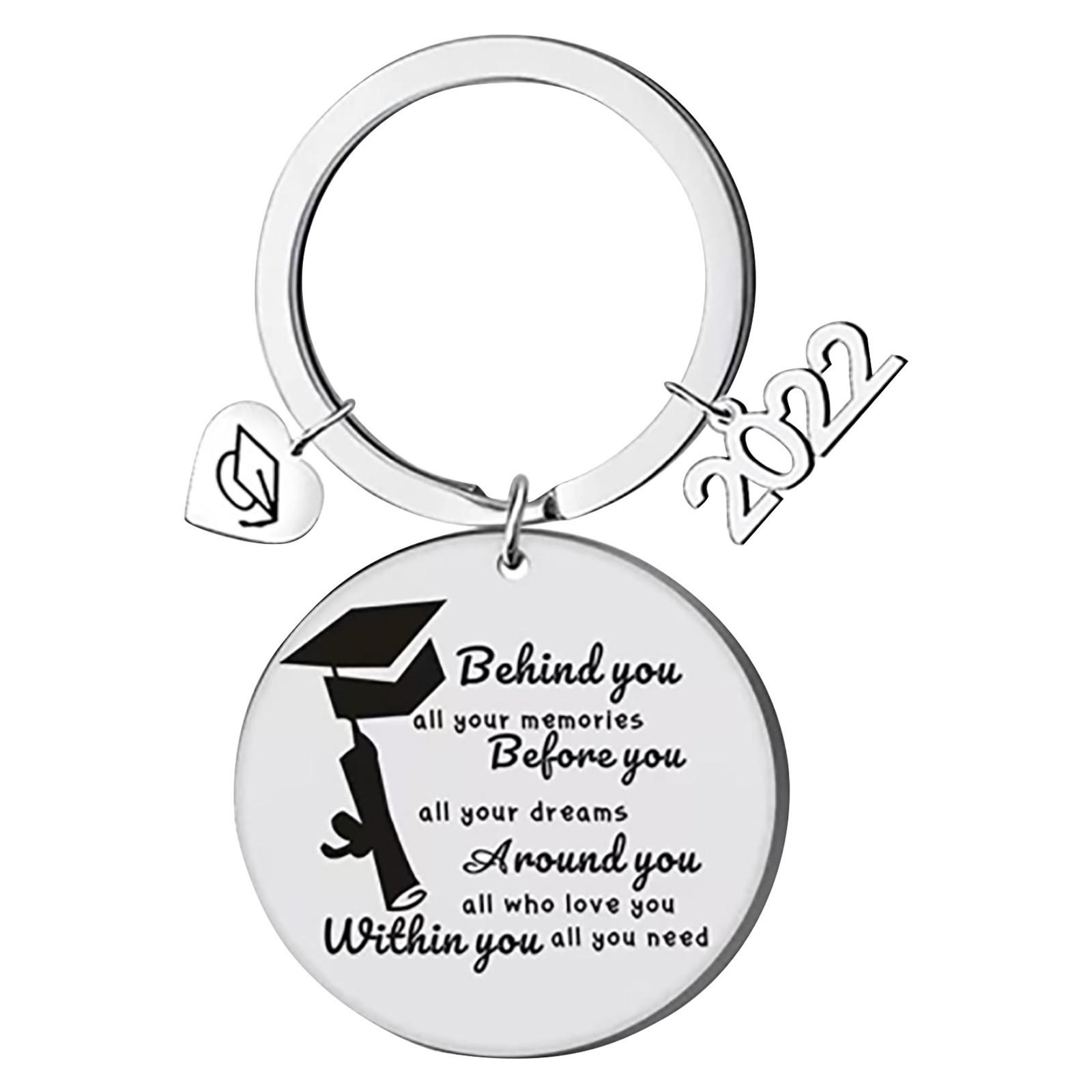 Шляпа Выпускной Подарок Брелок из Нержавеющей Стали Заявление Ожерелье 28MM