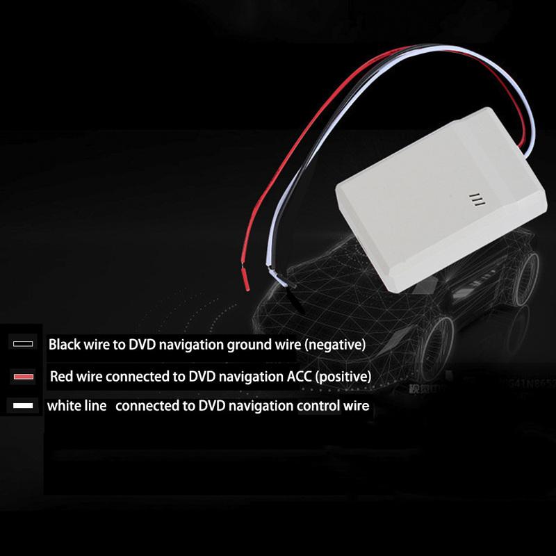 Car Navigation DVD Steering Wheel Controller Wireless Remote Control Applicable Universal Steering Button Auto Accessories Tools