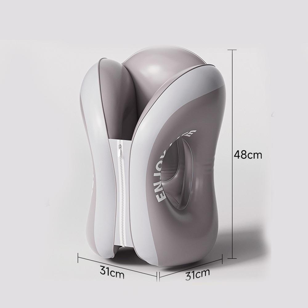 Hot Neck Protection Inflatable Sleeping Pillow PVC Convenient Half-Sleeping Pillow Foldable Sleeping Device for Office Travel