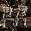 Unique Home Office Accents Vintage Skeleton Robot Statue, Industrial Mechanical Resin Figurine, Durable Craft Gothic Desk Decor for Bookshelf