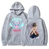 Inosuke Hashibira Inosuke Trykket Hettegenser Høstfleece Dame Herre Harajuku Anime Hettegenser Fleece Løse Casual Hettegensere