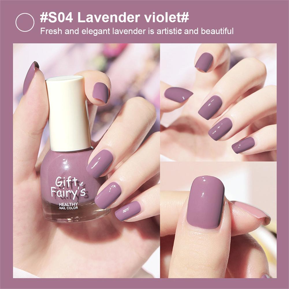 Water-Based Peelable Nail Polish No-Bake Nail Polish Nude Long Lasting Colorfast Nail Polish