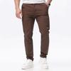 European and American Casual Pants Men's Spring New Slim-fitting Small Straight Pants Men's Youth Versatile Elastic Trousers