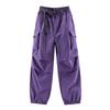 SUKINANA Outdoor Cargo Stretch for and Work Pants, Water-Repellent, Fabric, Hiking, Trekking, (JP, Alphabet, XL, Purple)
