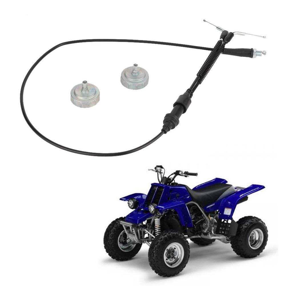Throttle Cable with Carburetor Cover Kit Replacement Fit for Yamaha Banshee 350 YFZ350 87 06