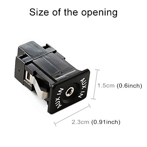 AUX Interface + Wiring Hardness for Ford Fiesta / Focus / Mondeo / PUMA / MK2 / MK3 / S-MAX, Cable Length: 1.5m