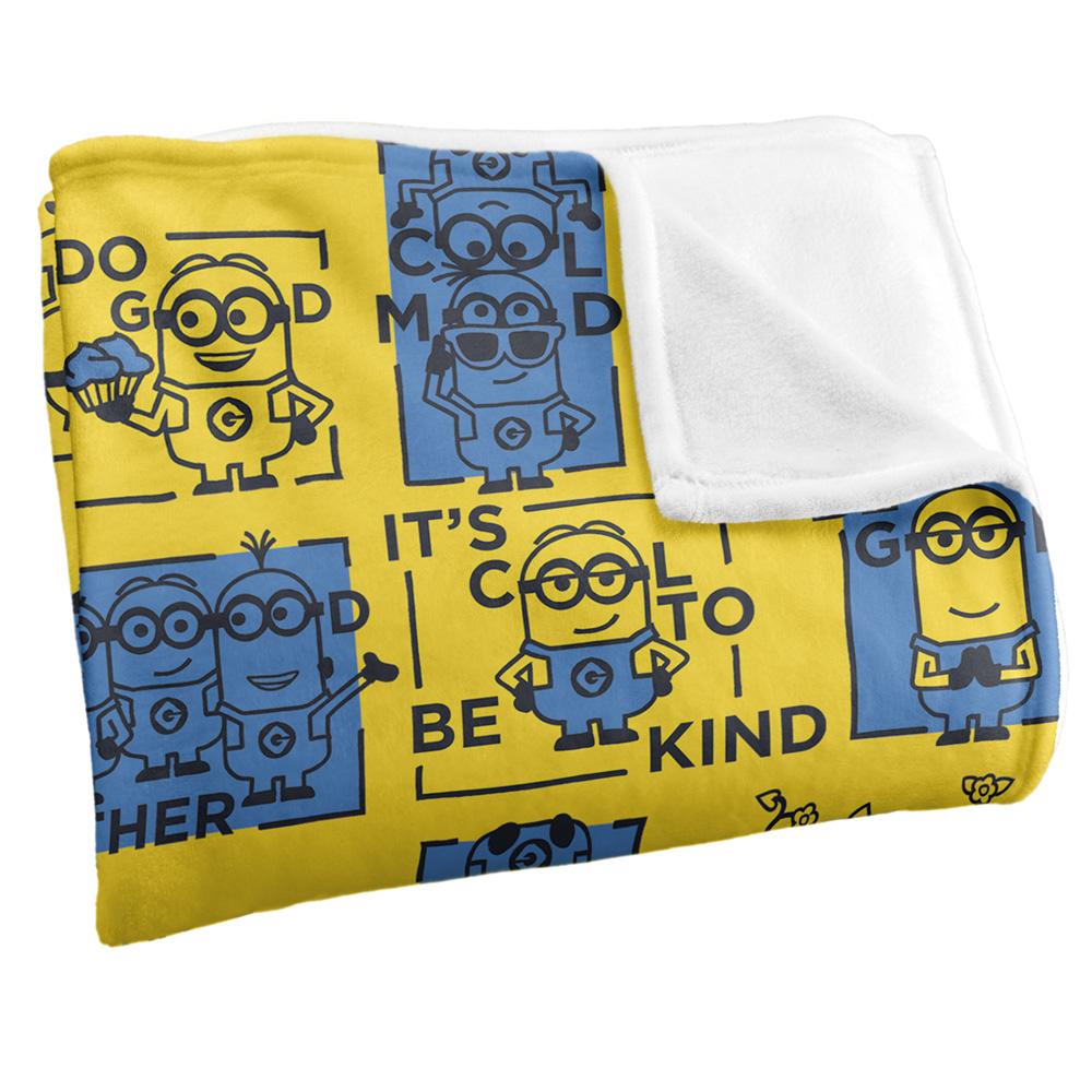 Minions Positivity Squares Blanket
