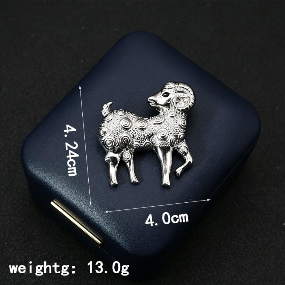 Shiny Rhinestone Sheep Brooch Faux Pearl Lapel Pin Gifts Cardigan Clip Clothing Accessories