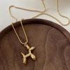 Fashionable And Creative Metal Balloon Dog Pendant Necklace Suitable For Men And Women Fun And Personalized Daily Jewelry Gifts