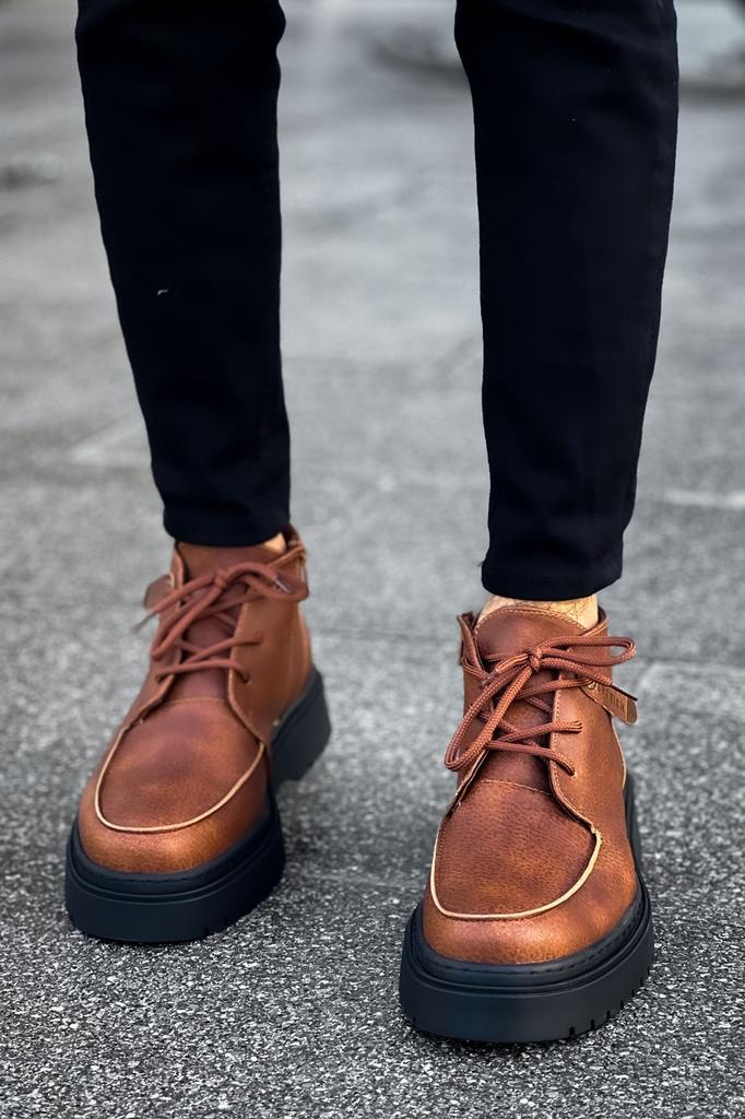 CHEKİCH New Collection CH213 Bryggen Men Boot White Black Brown Tan