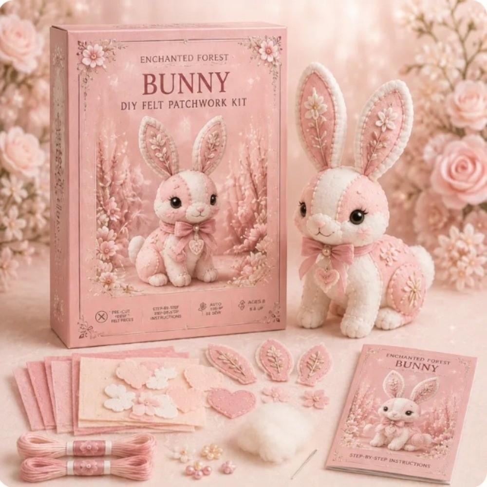 Handmade Animals DIY Sewing Kit Sheep Material Pack Craft Kit Animal Sewing