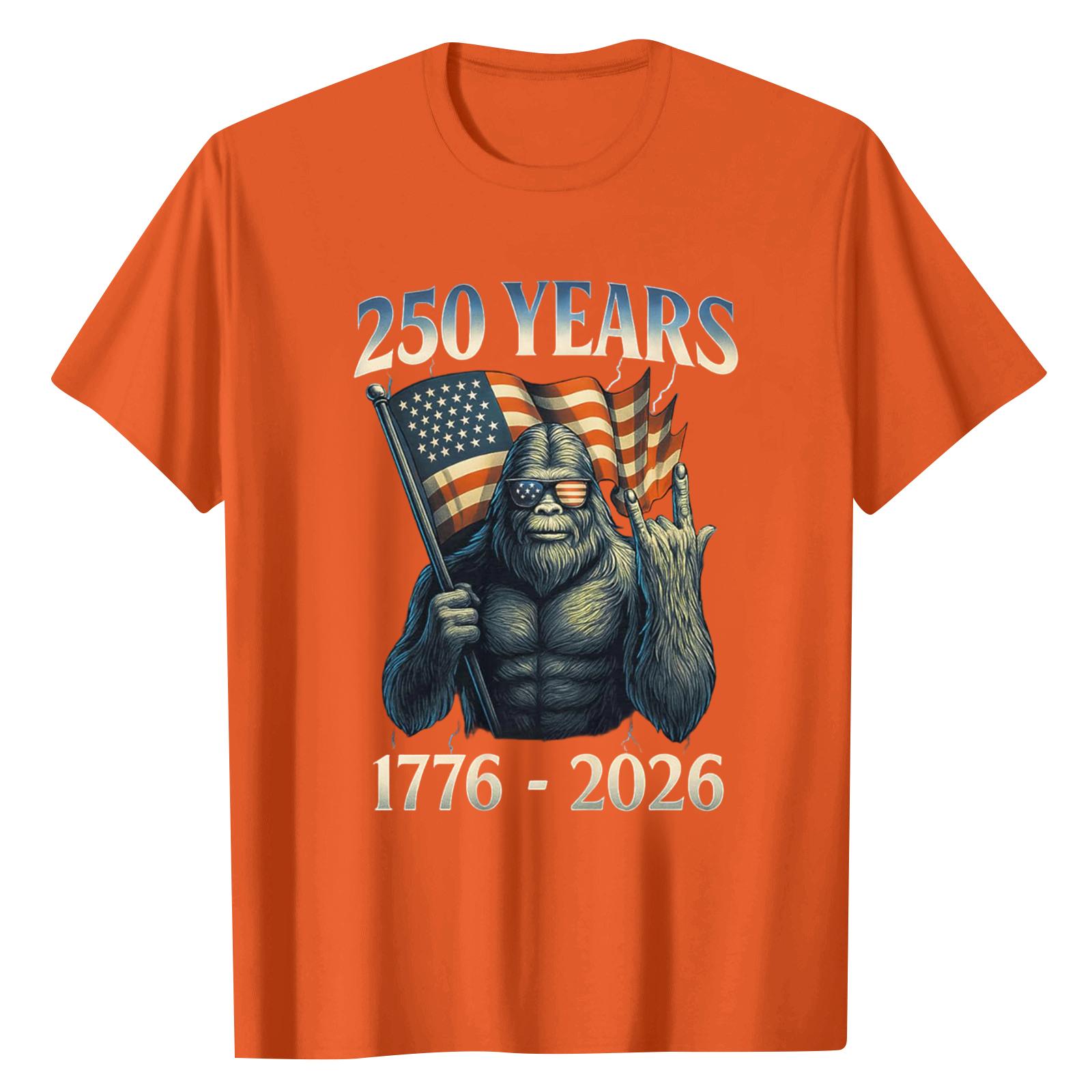 

Унисекс Повседневная футболка с круглым вырезом, коротким рукавом и цифровой печатью XXXXXL шафрановый