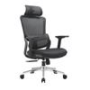 Office Chairs Elena High Back Fabric Seat Ergonomic Office Chair In Black