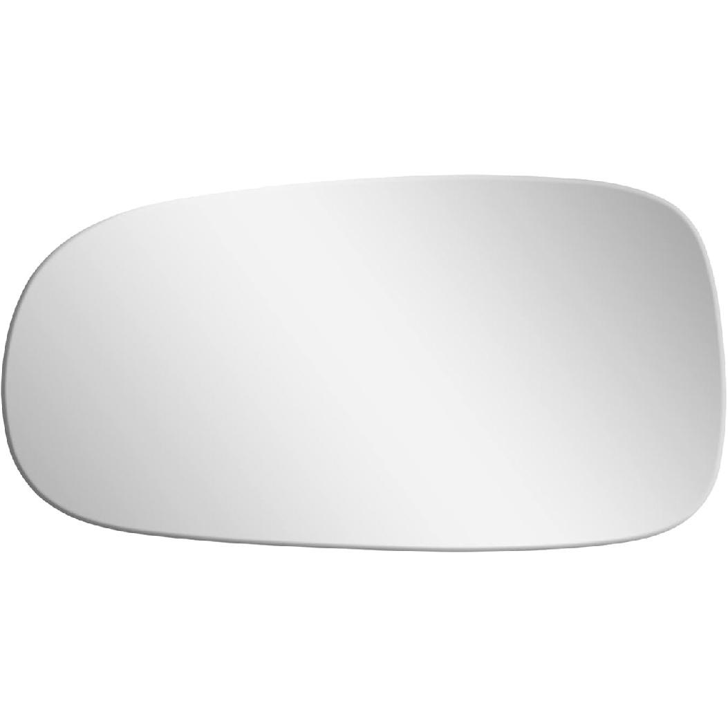 BOOLEE Compatible with Mirror Glass Replacement 2003-2011 Saab 9-3 2003-2009 Saab 9-5 2010-2011 Saab 9-3X Driver Left Side LH Flat Glass Adhesive Left