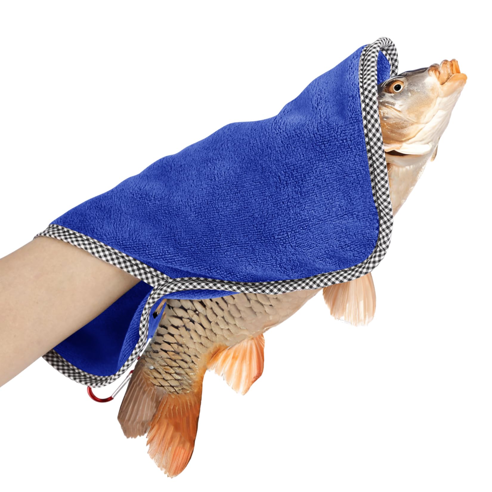 

SANLIKE Fishing Towel, Fishing Mitts, Ultra-Fine Fiber Material, Highly Absorbent, Non-Slip, Fish-Free, Fish-Holding, Fishing Gloves, Fishing Towel