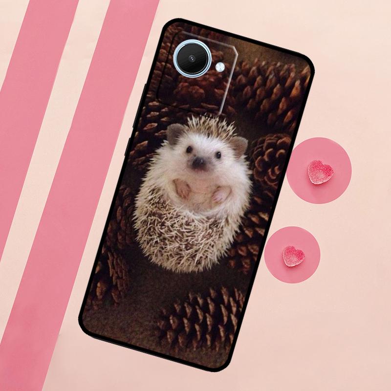 Cute Little Hedgehog For Realme 15 10 11 12 13 14 Pro Plus C65 C67 C75 C63 C61 C55 C51 C53 C35 GT6 GT7 Pro Case