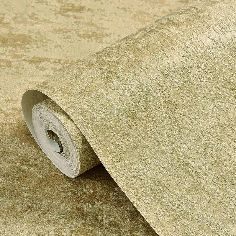 3D Modern Simple Pure Plain Non Woven Wallpaper Bedroom Living Room TV Background Wallpaper Thickened