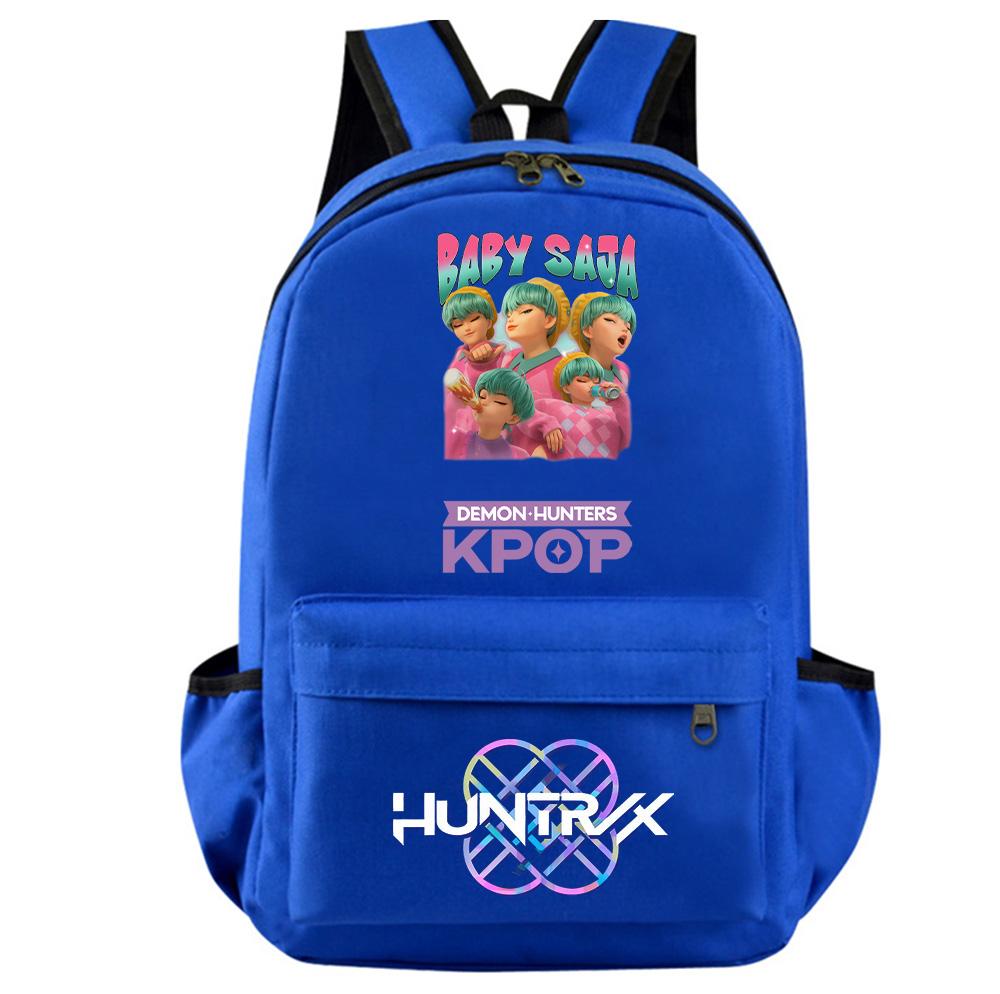 New Cartoon Kpop Demon Hunters Printed Backpack for Teenager Student Girl Boy Bookbag Schoolbag Women Large Capacity Travel Bag Kid Gift Rucksak