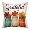 Thanksgiving Holiday Atmosphere Pillow Print Holiday Atmosphere Decoration Living Room Home Pillow Cushion Cover