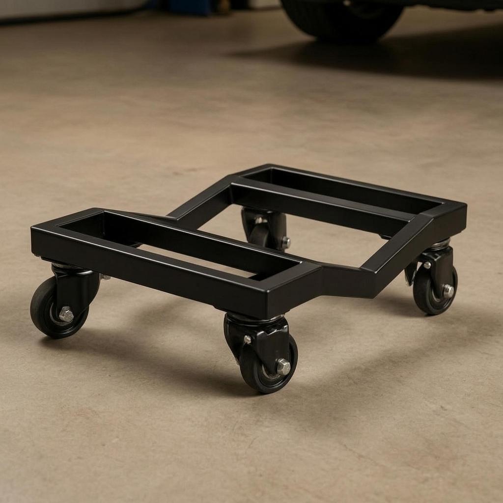 Low Profile Vehicle Mover Dolly with Brake Lever for Auto Body Shop and Garage