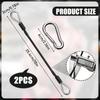 2Pcs Heavy Duty Pulley Cable Fitness Extension Rope Replacement Gym Cable with Carabiner for Home Gym Machine Accessory