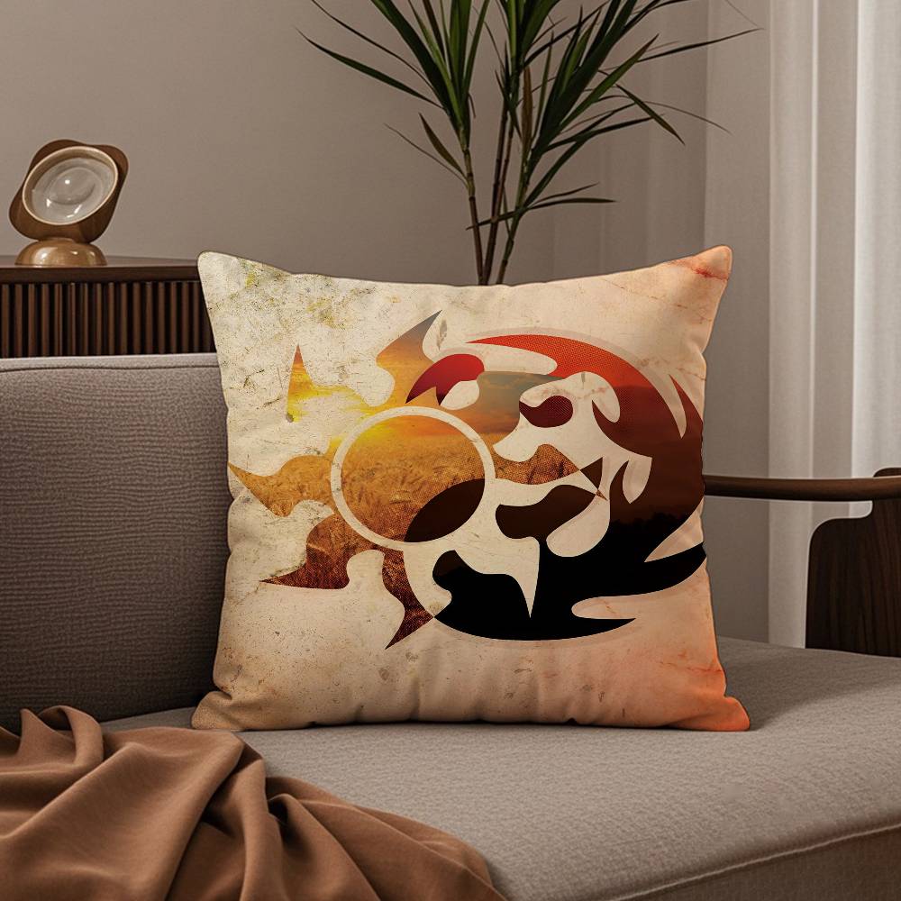 Games M-Magic The Gathering Pillow Case Pattern Printing Pillowcase Living Room Sofa Cushion Cover Bedroom Room Decor