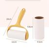 Tearable Roll Paper Sticky Roller Dust Wiper Pet Hair Clothes Carpet Tousle Remover  Replaceable Cleaning Brush  Accessories