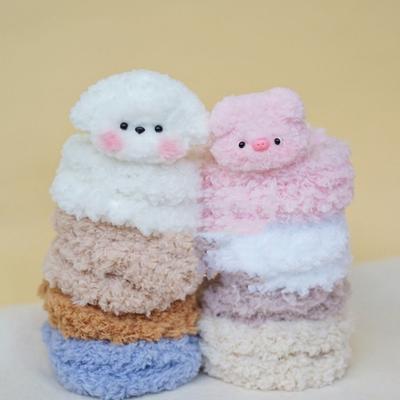 DIY Koraalfluweel Chenille Stengels Pijpenragers Handwerk voor het maken van schattige hond puppy kat Materiaalpakket Creatief kinderspeelgoed