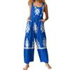 Women's Casual Jumpsuit Sleeveless Popular Floral Print Jumpsuit