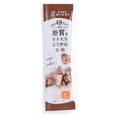 Eitaro Fuhonshop Sugar-free Yokan (brown Sugar) 1 Piece (27g) Wagashi