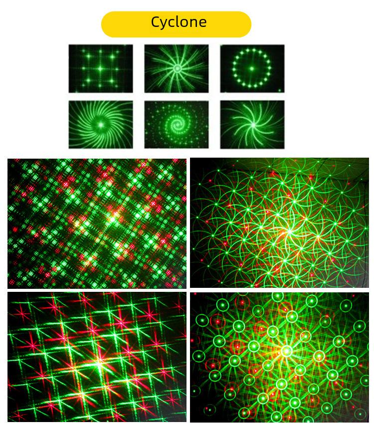 Starry Sky Voice-Controlled Rotating Stage Laser Light for KTV & Bars