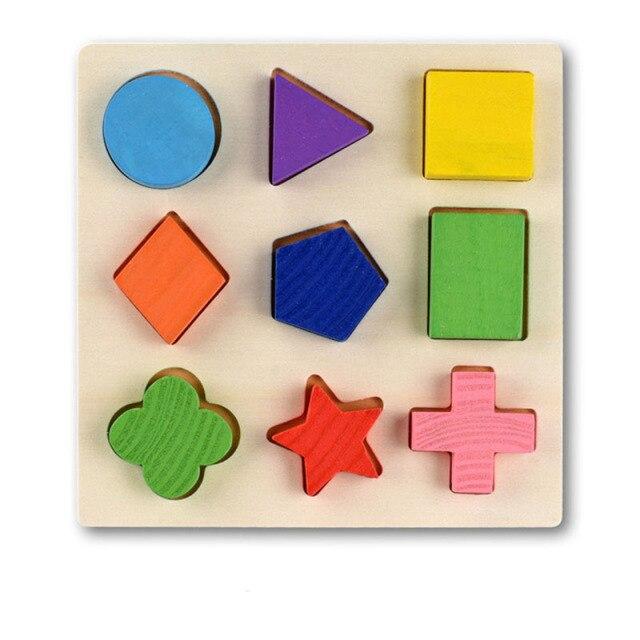 Geometric Shapes Toys For Children Early Learning Exercise Hands-on Ability Montessori Puzzle Sorting Math Educational Toys