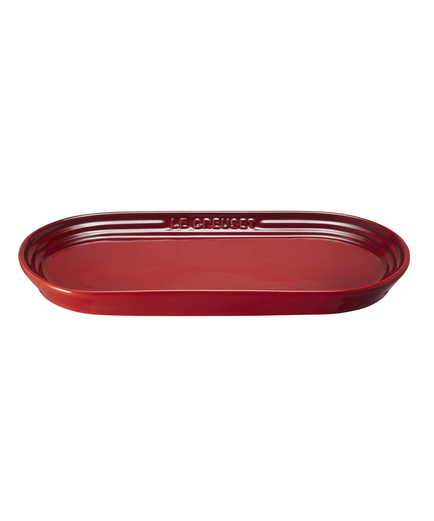

Le Creuset Neo Oblong Plate, 25 cm, Cherry Red, Heat and Cold Resistant, Microwave and Oven Safe, Oven Dish, Bakeware [Official Japanese Product]